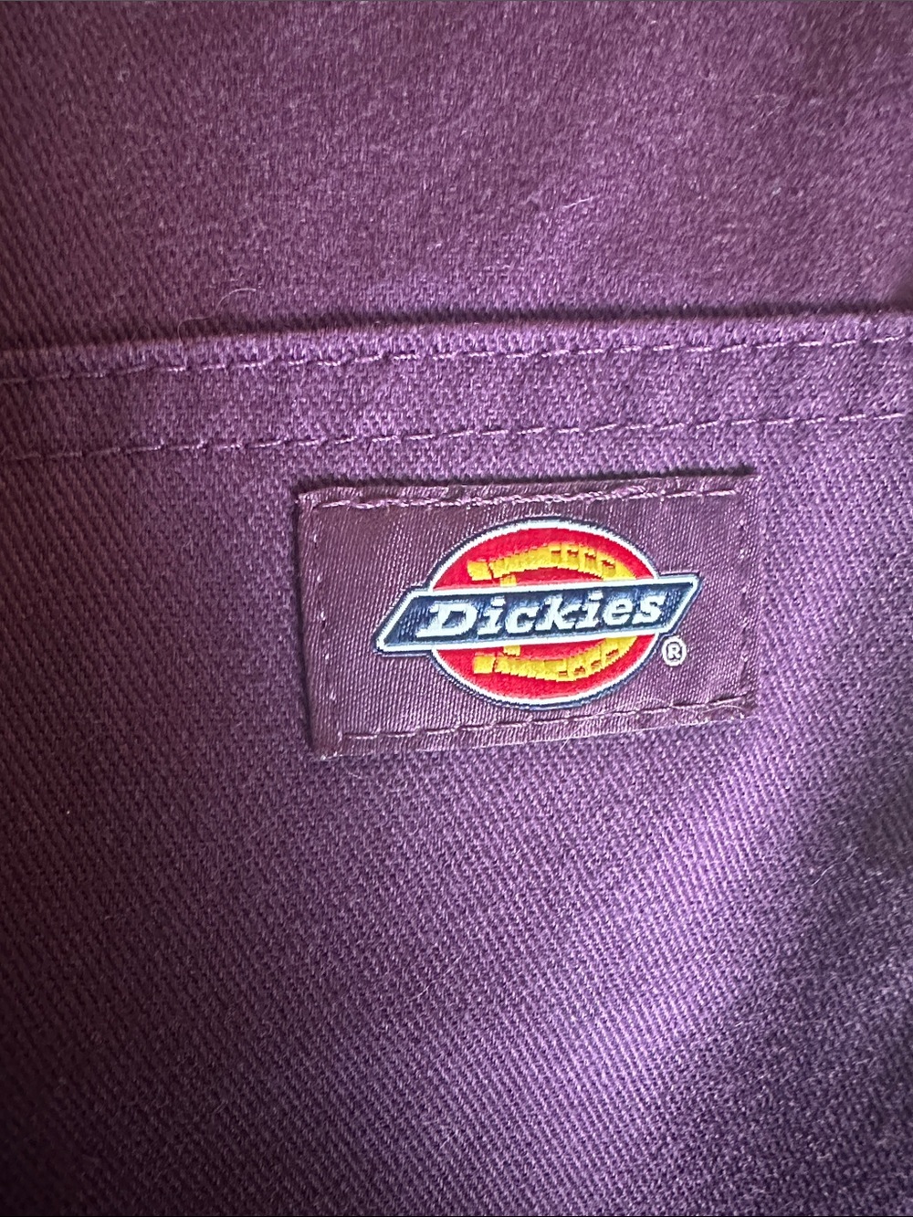 Dickies Work Pants - Deep Plum Color